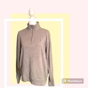 Vineyard Vines Three Quarter Zip Sweatshirt Large